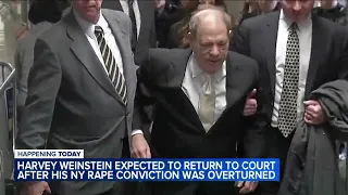 Harvey Weinstein to return to court after NY rape conviction overturned