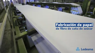 Fabricación de papel de fibra de caña de azúcar