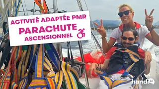 Activité adaptée PMR et handicap | Parachute ascensionnel à Sanary