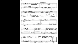 Bach - Invention No. 1 in C Major, BWV 772 with Sheet Music