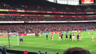 Arsenal vs Leicester 14-2-2016 2:1 Danny Welback score at the last minute