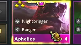 S5 3 Star Aphelios | 4 Ranger comp ⭐⭐⭐ (TFT Set 5: Reckoning)