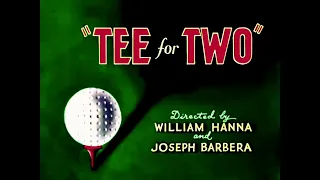 Tee for Two 1945 Original Titles Opening and Closing