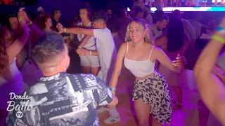 Social Salsa Dancing at Euroson Latino 2021 in Cancun Mexico