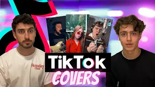 REACCIONANDO a COVERS VIRALES de TIKTOK... MEJORES que las ORIGINALES? 👁👄👁