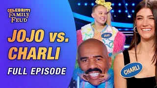 JoJo Siwa vs. Charli D'Amelio! Extended full episode w/ bonus content! | Celebrity Family Feud