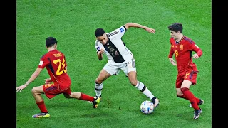 Jamal Musiala vs Spain #worldcup #football #germany #spain