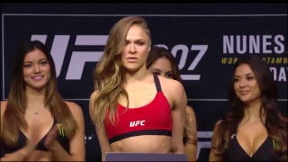 Ronda Rousey - ufc 207 weigh-ins: amanda nunes vs. ronda rousey staredown