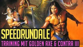 Golden Axe & Contra III - Training mit Simon & Sia | Speedrundale