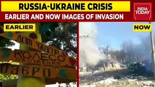 Ukraine's Major Cities Face Putin's Wrath Take A Look At Earlier And Now Images Of Ukraine Cities
