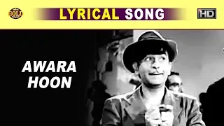 आवारा हूँ  Awara Hoon - Mukesh | Awaara 1951 | Nargis, Raj Kapoor | Lyrical Song.