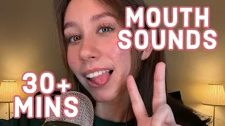 ASMR | 30+ Mins of GENTLE Mouth Sounds (+Random Triggers, Globbles, Orbeez Balls, Spoolie Nibbling)