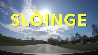 Slöinge, Halland. Sweden / Dashcam Video