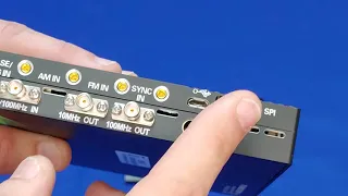 How to control a modular RF synthesizer or signal generator with USB or SPI.