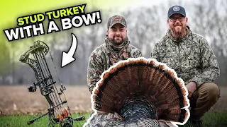 Bowhunting TURKEYS Opening Day Bird! | The Rise Hunt Turkey Camp 2023