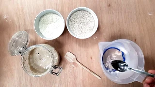 The ultimate guide to creating a sourdough starter from scratch using the NO DISCARD METHOD