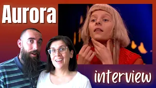 Aurora interview with Scandinavian talk show Skavlan (REACTION) with my wife