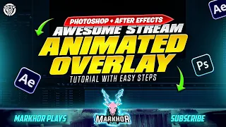 How To Make Animated Overlay | Photoshop + After Effects Tutorial | Urdu/Hindi | BOSS GFX