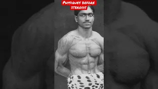 Physiques before steroids existed #shorts #fitness #gym