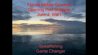 Florida MiddleGrounds Day 1. Spear fishing red snapper Gag grouper hogfish. June 4 2021