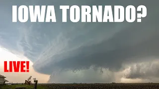 LIVE STORM CHASE, Slow moving IOWA Tornadoes?