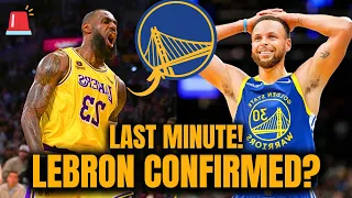 🏀🔥SEE NOW! LEBRON JAMES CONFIRMED AT DUBS? GOLDEN STATE WARRIORS NEWS