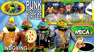 UNBOXING - NECA Cartoon TMNT - PUNK DISGUISE TURTLES (HAULATHON 2024) - #actionfigures