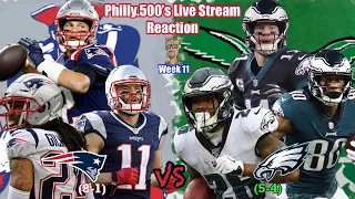 Patriots VS Eagles | Live Stream Reaction | Week 11