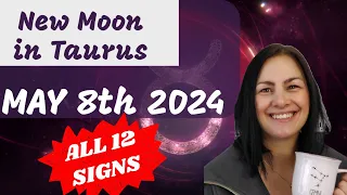 ✨NEW MOON in 18°02' TAURUS 🐂 ♉ May 7th 2024, 11:21 pm ET ✨