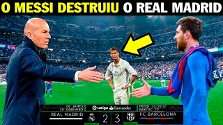 O Dia que Messi mostrou a CR7 e Zidane quem manda