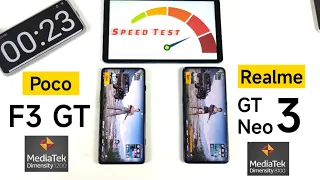 Realme GT Neo 3 vs Poco F3 GT Speedtest Shocking Results OMG 😱