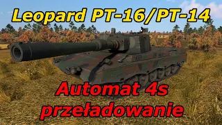 Automat 4s przeładowanie | Leopard PT-16/PT-14 | War Thunder gameplay PL