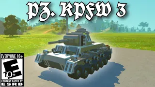 Обзор PZ. KPFW 3 без сиденья в SCRAP MECHANIC