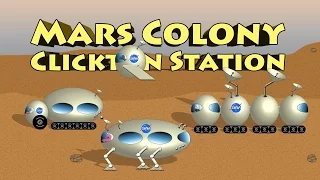 Mars Colony Clickton Station - Mars Surface Vehicles and Pods