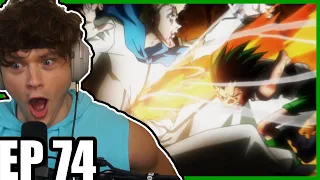 GON BLEW HIS ARM OFF! || GON VS GENTHRU REACTION! || Hunter x Hunter REACTION: Episode 74