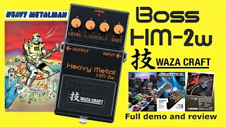 Boss Heavy Metal HM-2w Waza Craft | Full demo and review