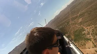 Chace Flying a Glider in Superior, AZ