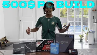 THE BEST 500$ GAMING PC BUILD (PC build Guide/w Benchmarks)