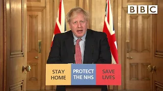 Coronavirus: UK PM thanks 405,000 volunteering to help NHS 🔴 - BBC