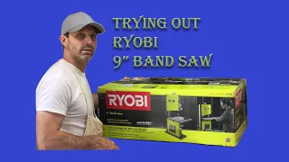 RYOBI 9" Band Saw, New to Shop Test and Try.