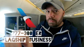 Flagship BUSINESS class on the American Airlines Boeing 777-300 ER  - My BEST flight yet