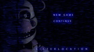 FNAF Sister Location Main Menu Animation (FANMADE)