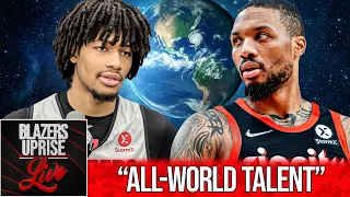 Shaedon Sharpe is an "All-World Talent" According to Damian Lillard | Blazers Uprise Live