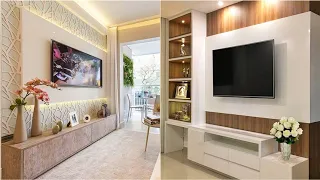 Living Room TV Cabinet Design Ideas 2023 Modern Home Interior Wall Decorating Ideas | TV Wall Units