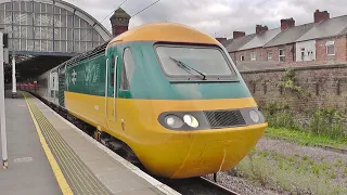 43007 & 43184 with a crosscountry HST at York & Darlington on 17th August 2023