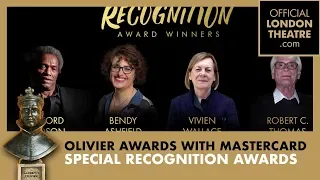 Special Recognition Awards - Olivier Awards 2019 with Mastercard