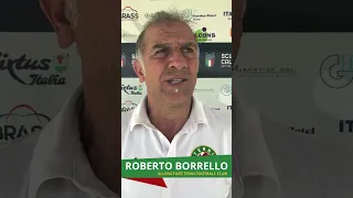 Le dichiarazioni di Mister Borrello al termine del match Terni Football Club 1- 2 AC Fulgens Foligno