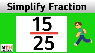 How to Simplify the fraction 15/25 |  15/25 Simplified