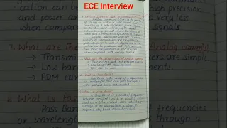 ECE Interview Questions and Answers 6/Electronics Engineering Interview questions & Answers