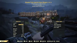 Fallout 76 Bloodied Gauss Minigun